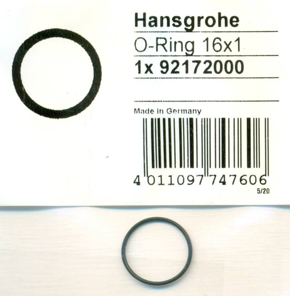 Hansgrohe 92172000 O-Ring 16x1 mm