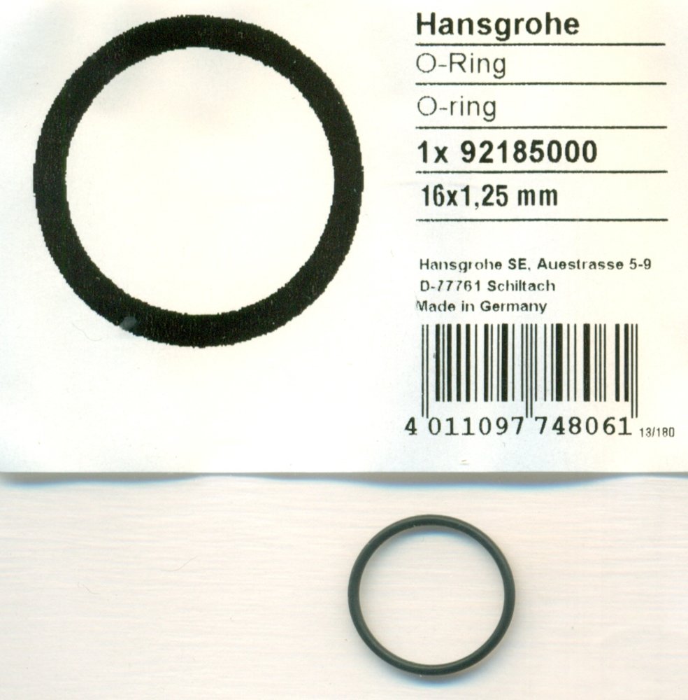 Hansgrohe 92185000 O-Ring 16x1,25 mm