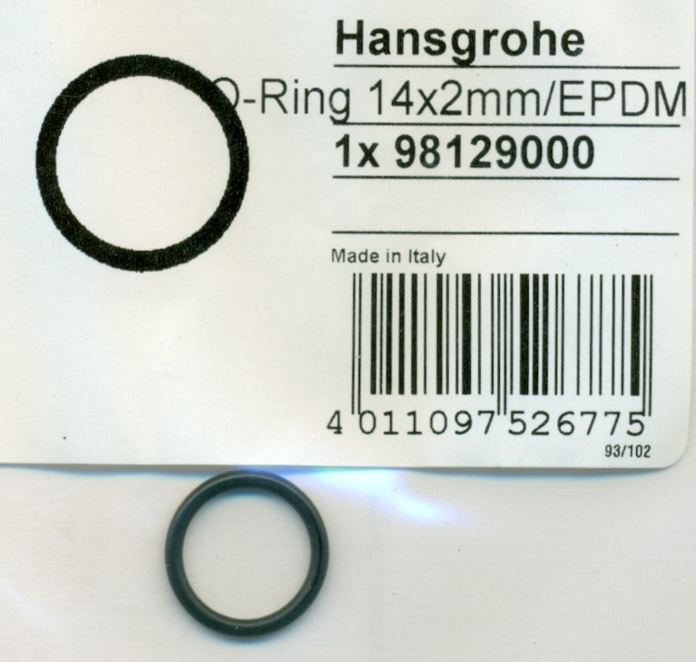 Hansgrohe 98129000 O-Ring 14x2 mm