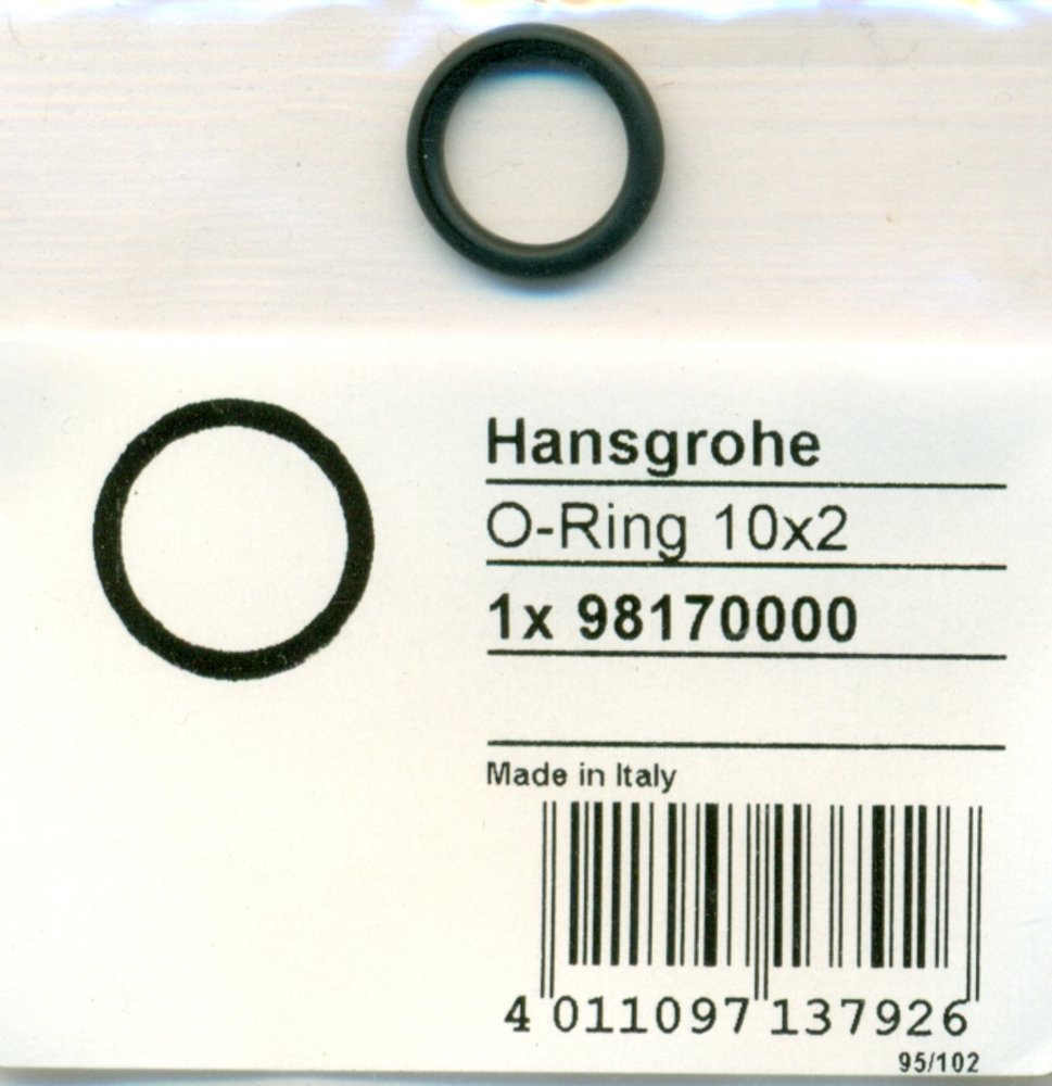 Hansgrohe 98170000 O-Ring 10x2 mm