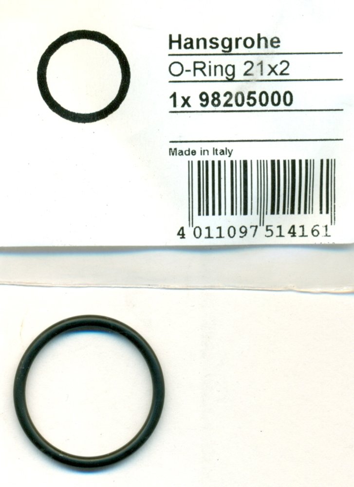 Hansgrohe 98205000 O-Ring 21x2 mm