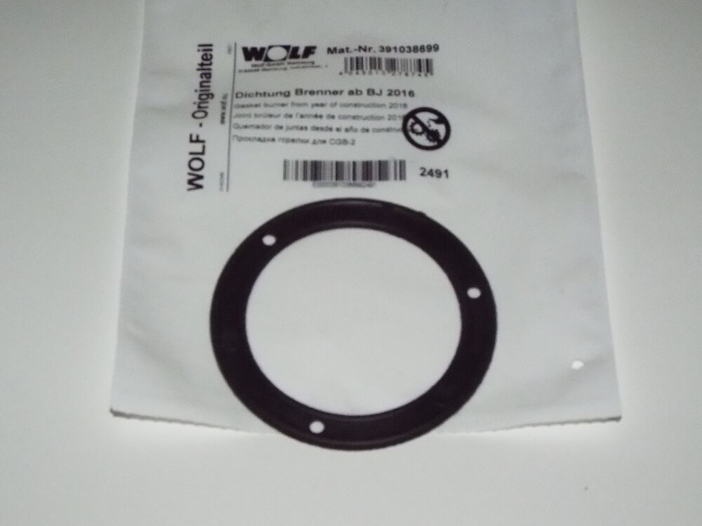 Wolf 391038699 Brennerdichtung