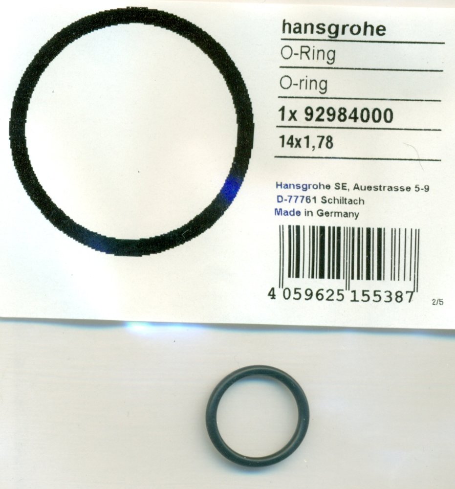 Hansgrohe 92984000 O-Ring 14x1,78 mm