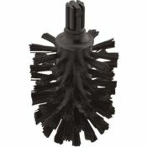 Hansgrohe 40068000 WC-Bürstenkopf ohne Stiel, Farbe: schwarz