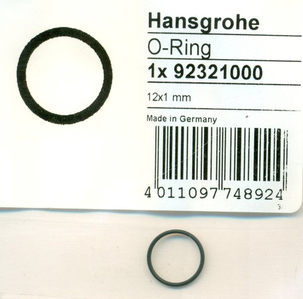 Hansgrohe 92321000 O-Ring 12x1 mm