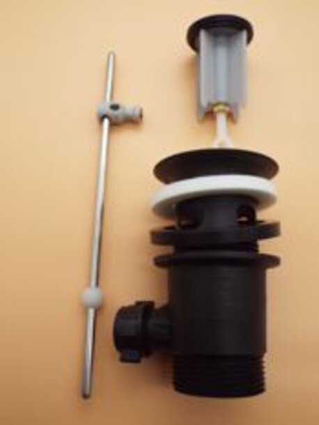 Hansgrohe 94139670 Ablaufventil komplett, Mattschwarz