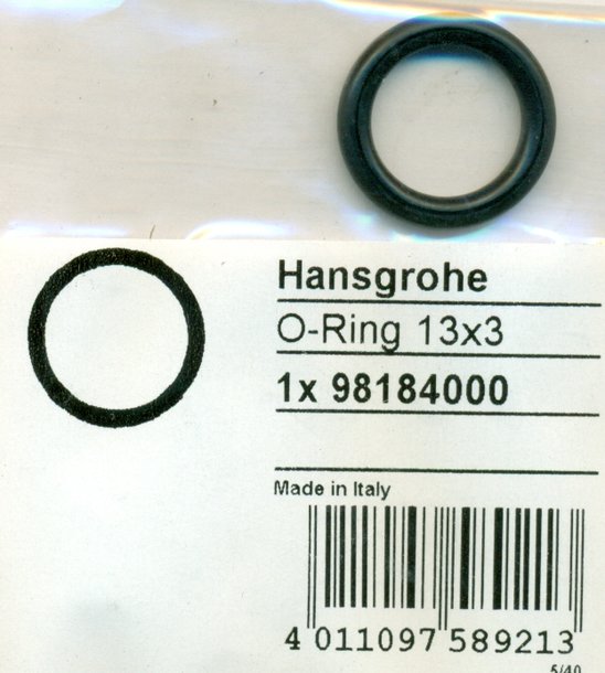 Hansgrohe 98184000 O-Ring 13x3 mm