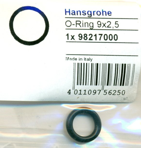 Hansgrohe 98217000 O-Ring 9x2,5 mm
