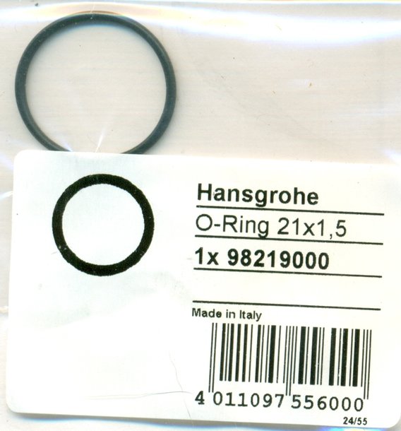 Hansgrohe 98219000 O-Ring 21x1,5 mm