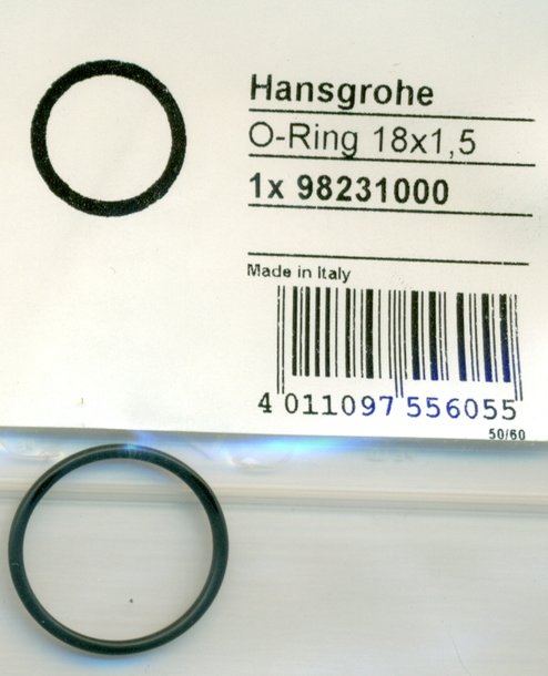 Hansgrohe 98231000 O-Ring 18x1,5 mm