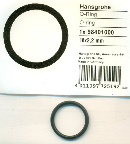 Hansgrohe 98401000 O-Ring 18x2,2 mm