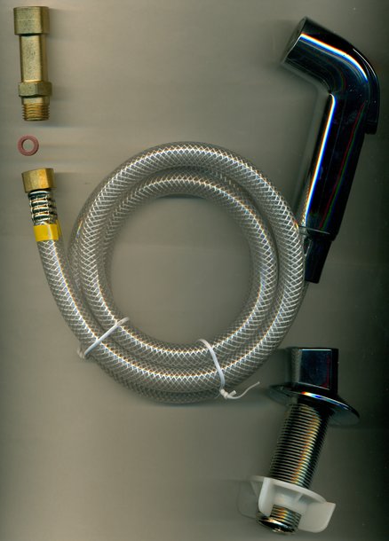 Ideal Standart A963747AA Spülbrause für A1521, verchromt, komplett mit Schlauch