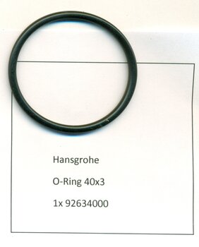 Hansgrohe 92634000 O-Ring 40x3 mm