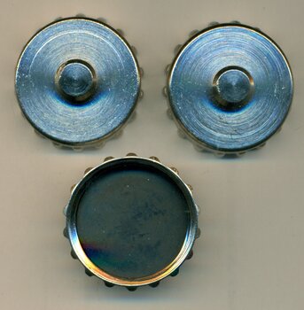 Set (3 Stück) Kappe 3/4" mit Dichtung
