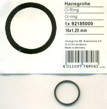 Hansgrohe 92185000 O-Ring 16x1,25 mm
