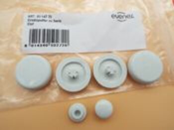 Sitzdeckel-Puffer-Set zu Universal-Sitz Evenes Tacutu und Elof