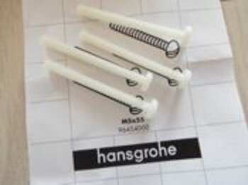 Hansgrohe 96454000 Trägerschraubensatz Hansgrohe für Fertigsets