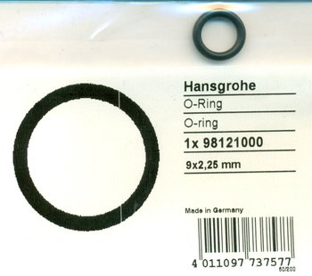 Hansgrohe 98121000 O-Ring 9x2,25 mm