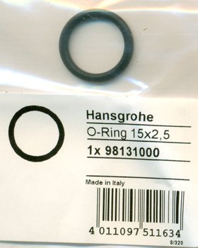 Hansgrohe 98131000 O-Ring 15x2,5 mm