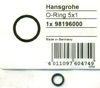 Hansgrohe 98196000 O-Ring 5x1 mm