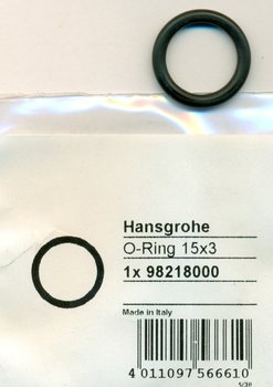 Hansgrohe 98218000 O-Ring 15,0 x 3,0 mm