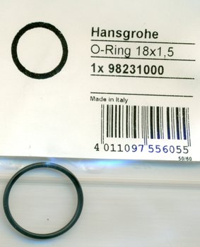 Hansgrohe 98231000 O-Ring 18x1,5 mm