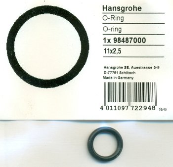 Hansgrohe 98487000 O-Ring 11x2,5 mm
