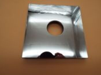 Hansgrohe 94299000 Rosette 150 mm Kantenlänge, verchromt