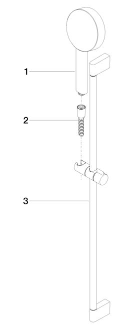 Ersatzteile für Brausen- und Brausestangen usw.