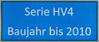 Serie HV4 Baujahr bis 2010